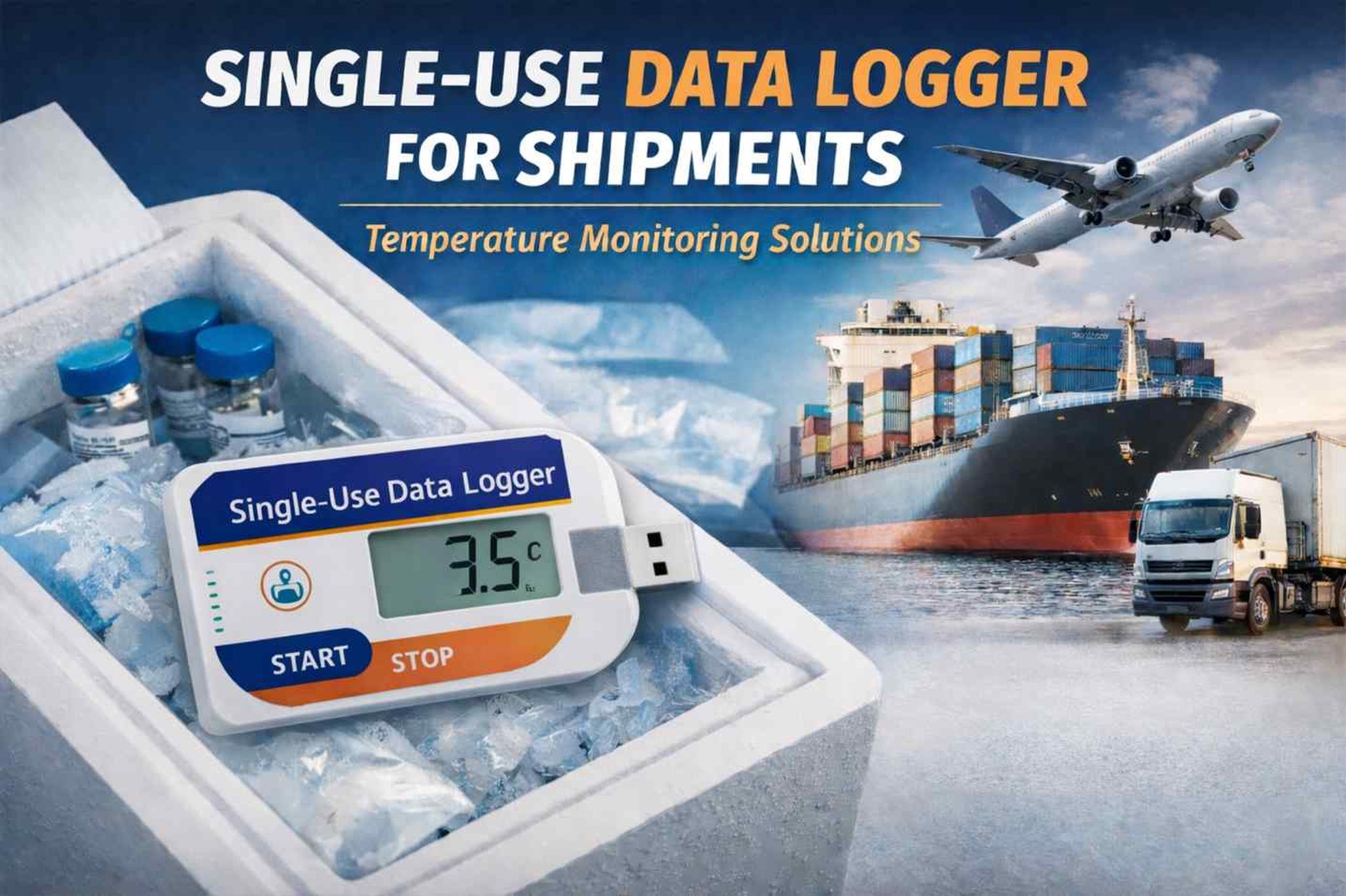 Single-Use Data Logger for Shipments