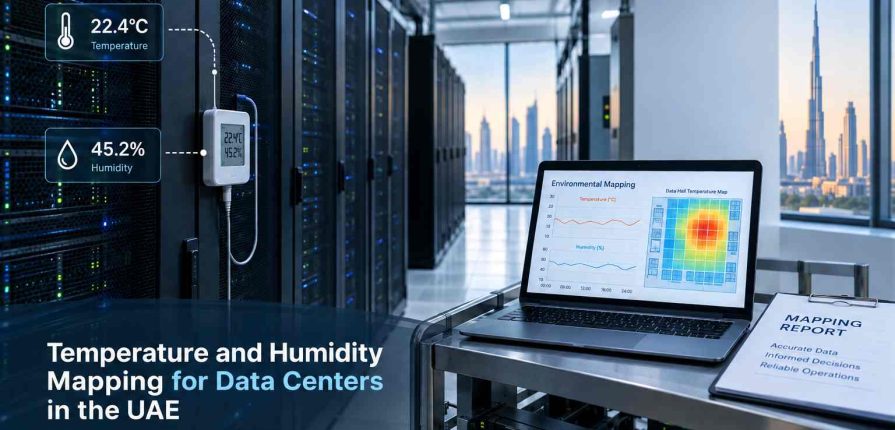 Temperature and Humidity Mapping for Data Centers in the UAE